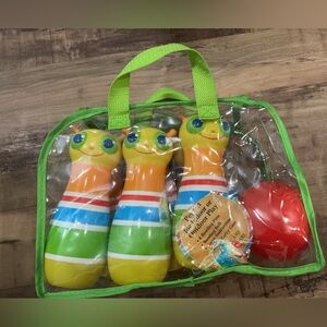 Melissa & Doug Vibrant Caterpillar Bowling Set